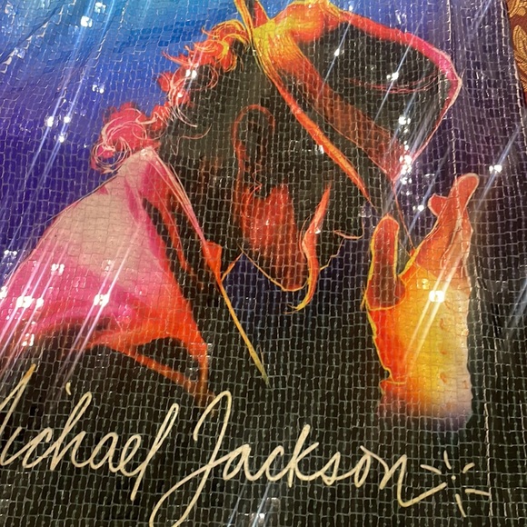 NWOT- Limited Edition Michael Jackson Cirque Du Soleil Sequin Shirt - Picture 5 of 6